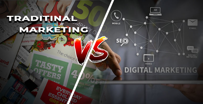 traditional marketing and digital marketing