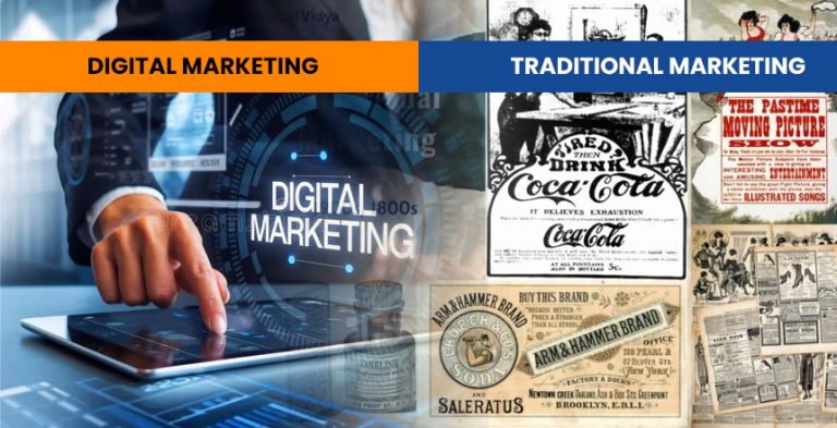 traditional marketing vs digital marketing
