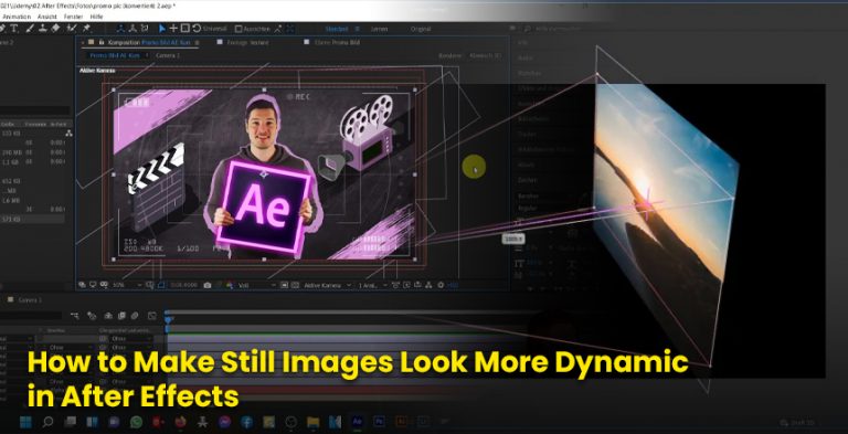 After Effects image animation tutorial