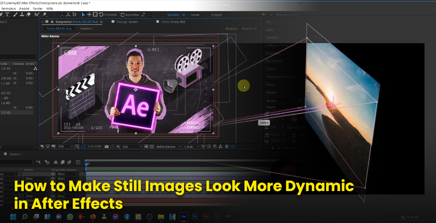 After Effects image animation tutorial