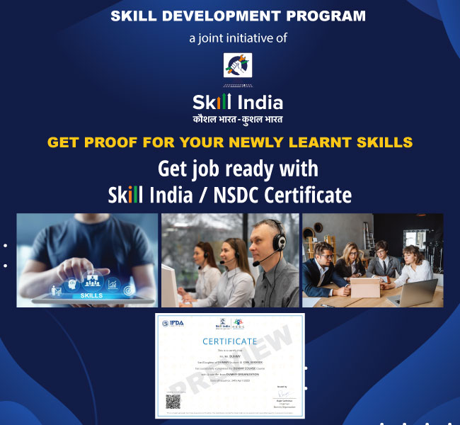 NSDC approved institute